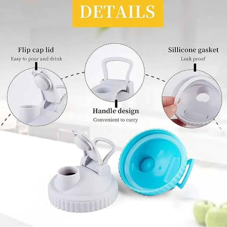 For Mason Jars Wide Mouth Flip Top Lid Airtight Leak Proof Reusable Canning Lids, Size: Diameter 86mm(Random Color)