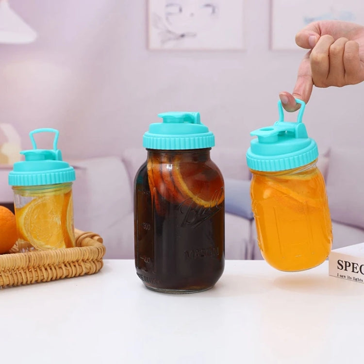 For Mason Jars Wide Mouth Flip Top Lid Airtight Leak Proof Reusable Canning Lids, Size: Diameter 86mm(Random Color)