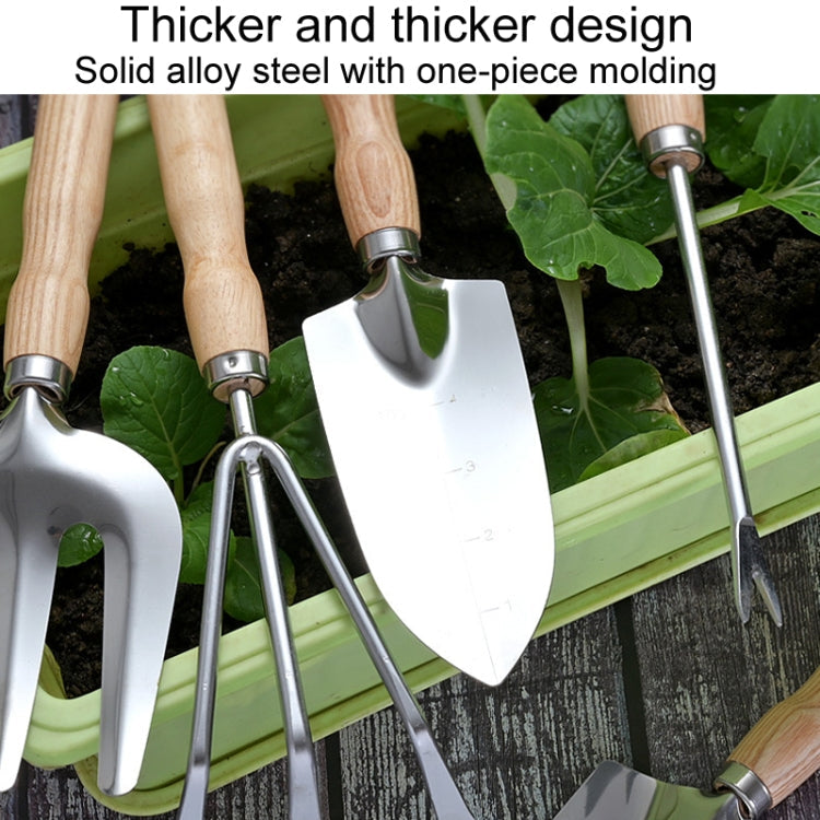Garden Planting Shoveling Tools Thickened Wooden Handle Gardening Kit, Model: Picker