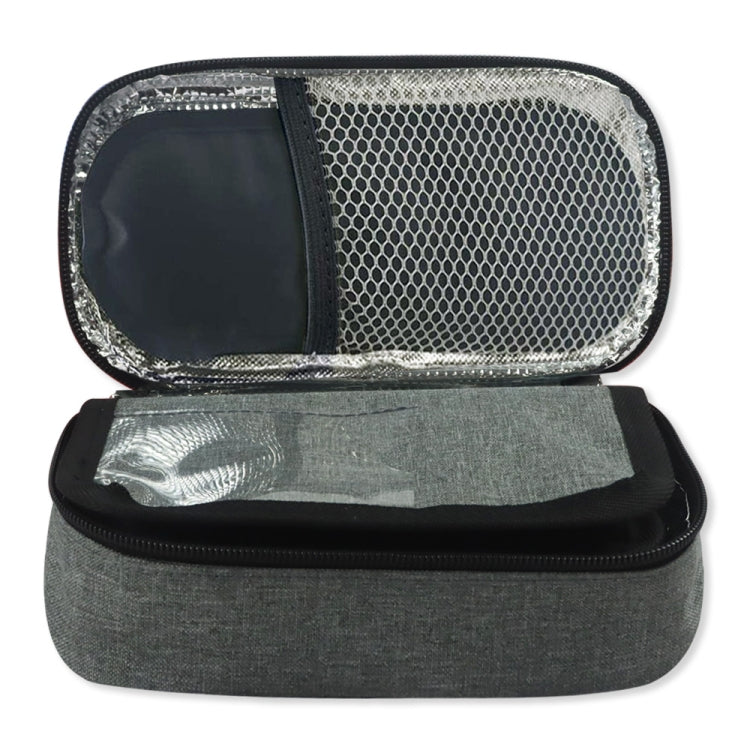 Portable Insulin Cooler Travel Package Insulin Care Bag(Grey)