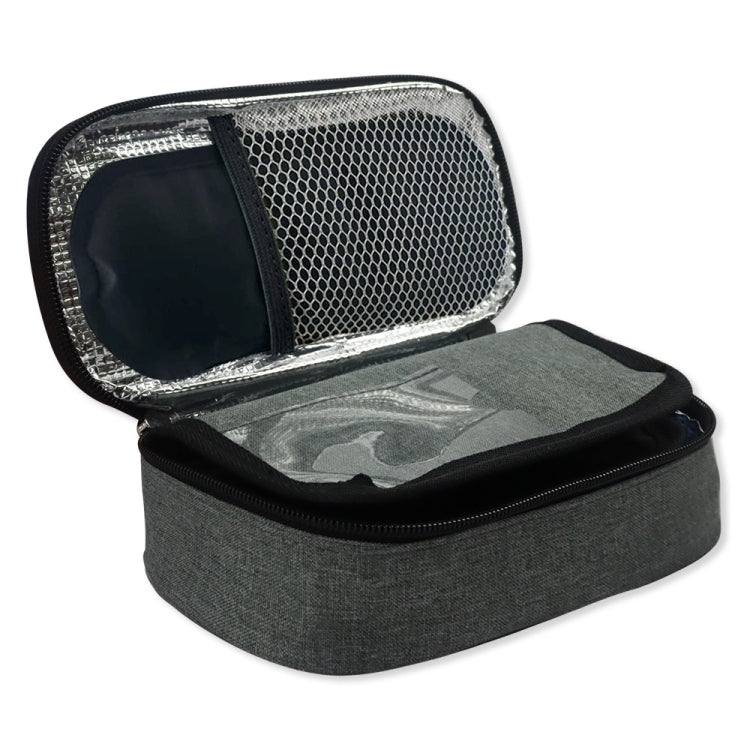 Portable Insulin Cooler Travel Package Insulin Care Bag(Grey)