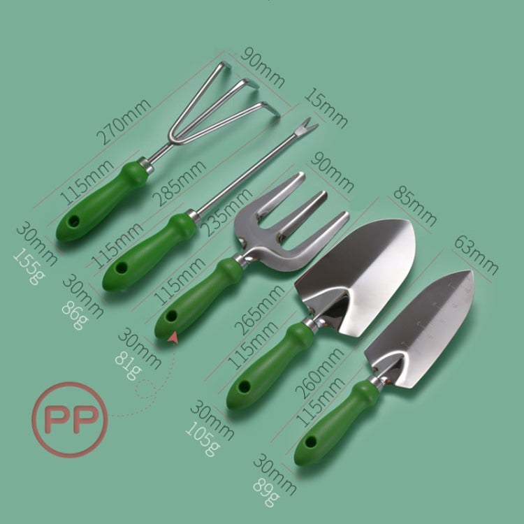 Garden Planting Shoveling Tools Thickened Plastic Handle Gardening Kit, Model: Wire Rake