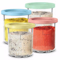 For Ninja Creami Deluxe NC500 / NC501 4pcs /Set 24Oz Ice Cream Containers
