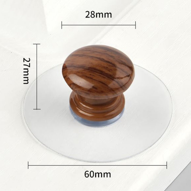 Hole-free Wardrobe Handles Drawer Glass Door Adhesive Household Round Handle, Spec: J