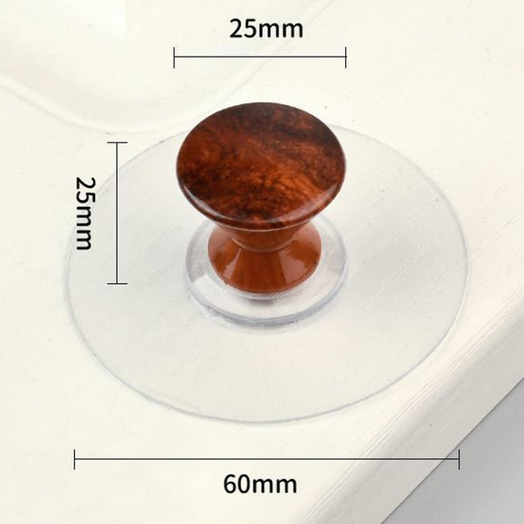 Hole-free Wardrobe Handles Drawer Glass Door Adhesive Household Round Handle, Spec: K