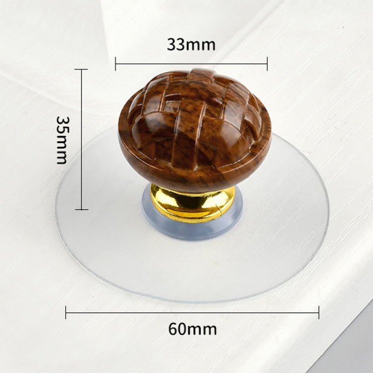 Hole-free Wardrobe Handles Drawer Glass Door Adhesive Household Round Handle, Spec: M