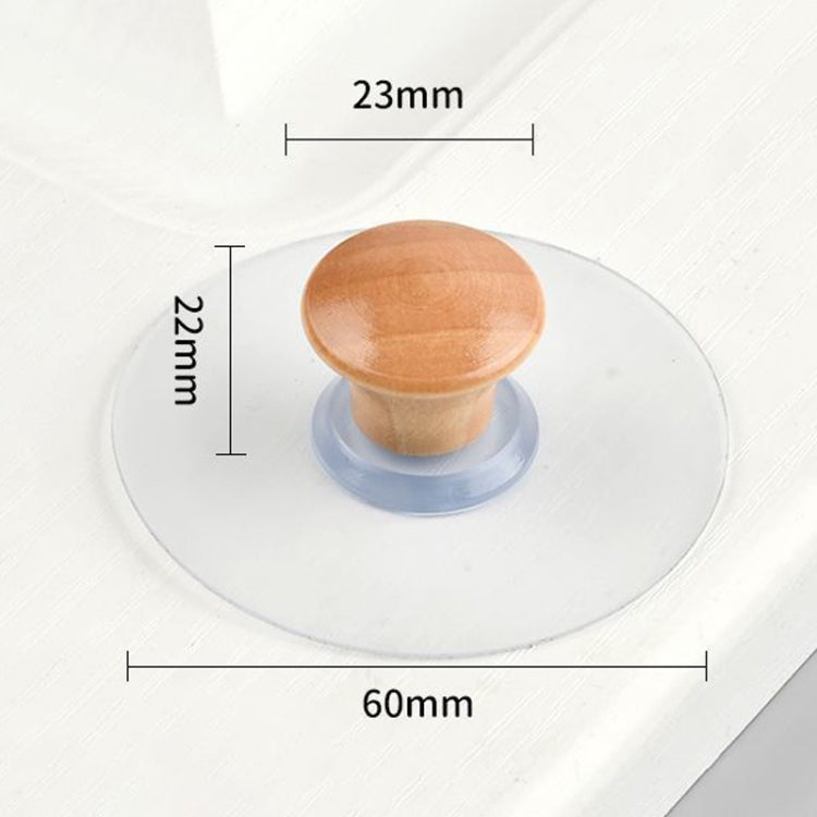 Hole-free Wardrobe Handles Drawer Glass Door Adhesive Household Round Handle, Spec: N