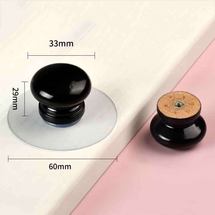 Hole-free Wardrobe Handles Drawer Glass Door Adhesive Household Round Handle, Spec: O
