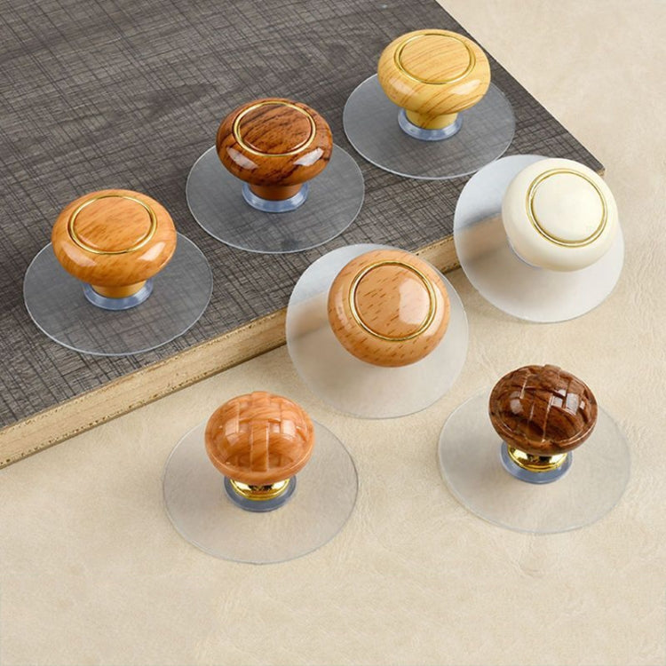 Hole-free Wardrobe Handles Drawer Glass Door Adhesive Household Round Handle, Spec: K