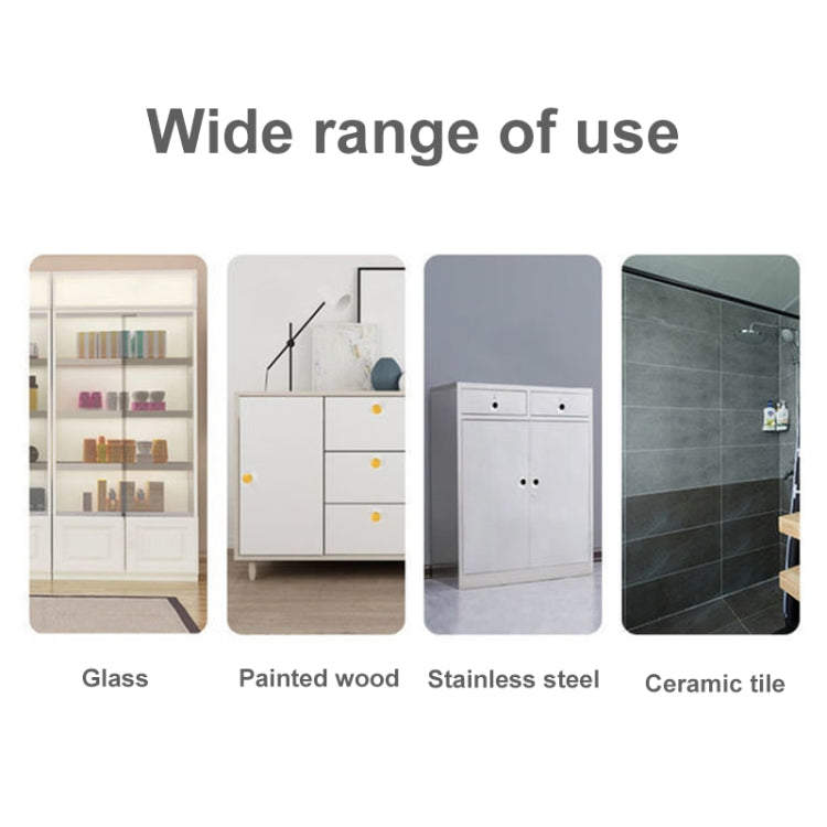 Hole-free Wardrobe Handles Drawer Glass Door Adhesive Household Round Handle, Spec: K