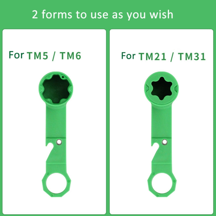 For VorWerk Thermomix TM5 TM6  TM21 TM31 Wrench Dough Remover(Black)