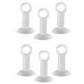 6pcs Transparent Window Door Handle Anti-collision Silicone Protective Cover