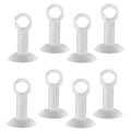 8pcs Transparent Window Door Handle Anti-collision Silicone Protective Cover