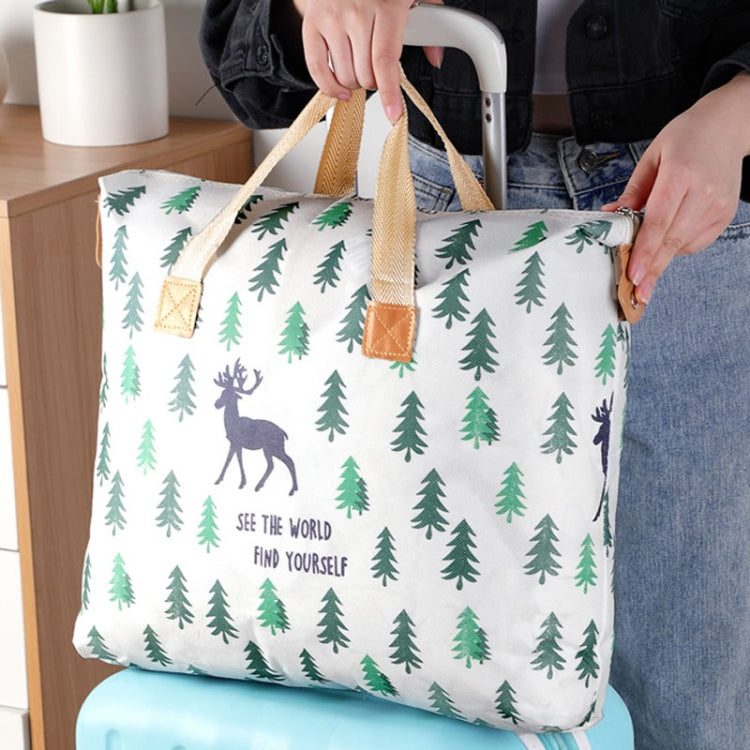 Clothes Quilt Storage Bag Large Capacity Waterproof Moistureproof Moving Luggage Bag, Style: 120L Extra Large Pineapple