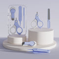4-in-1 Baby Nail Clipper Set Travel Portable Baby Care Kit(Blue)