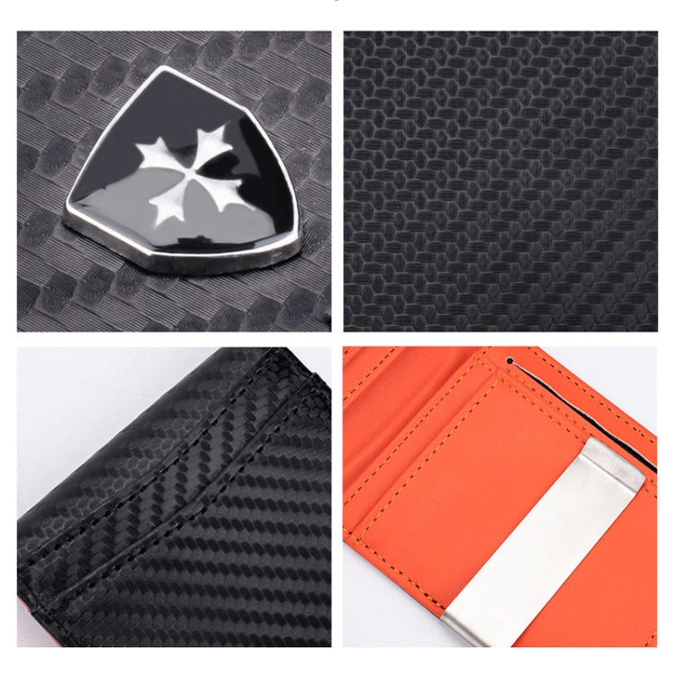 Baellerry RFID Anti-Theft Multi-Card Slot Contrasting Color Wallet Card Holder(Coffee)