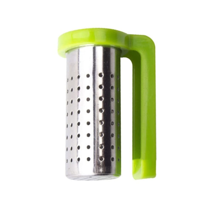 Household Stainless Steel Tea Strainer Simple And Portable Tea Filter(Green)