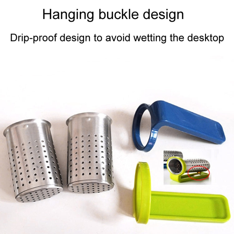 Household Stainless Steel Tea Strainer Simple And Portable Tea Filter(Green)