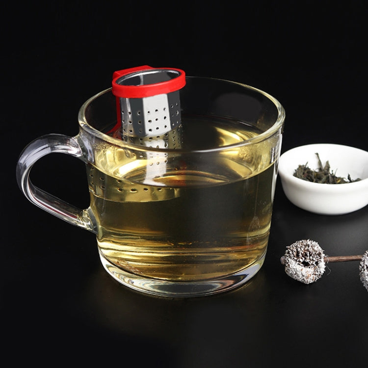 Household Stainless Steel Tea Strainer Simple And Portable Tea Filter(Green)