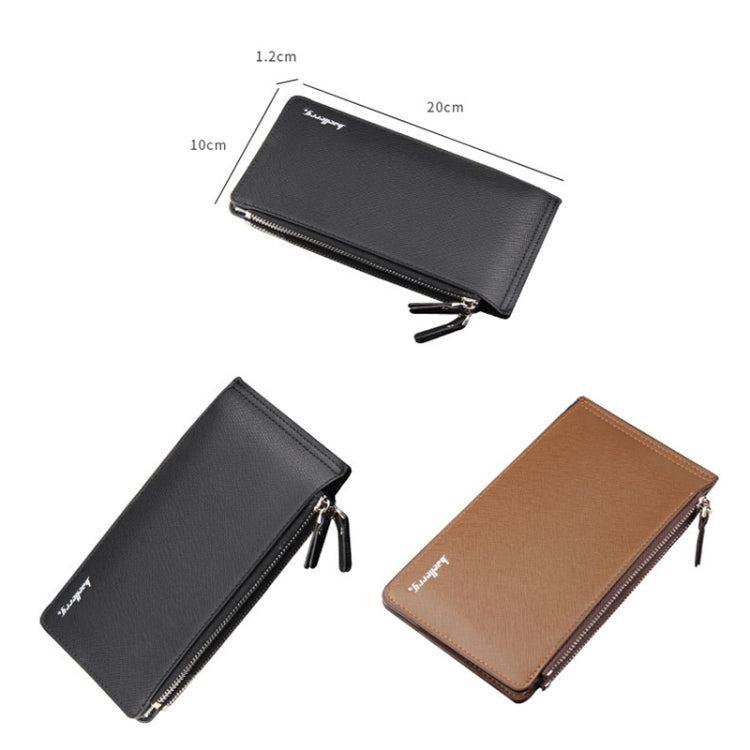 Baellerry CA013 Casual Multi-card Slot Long Wallet Multifunctional Ultra-thin Card Holder(Coffee)