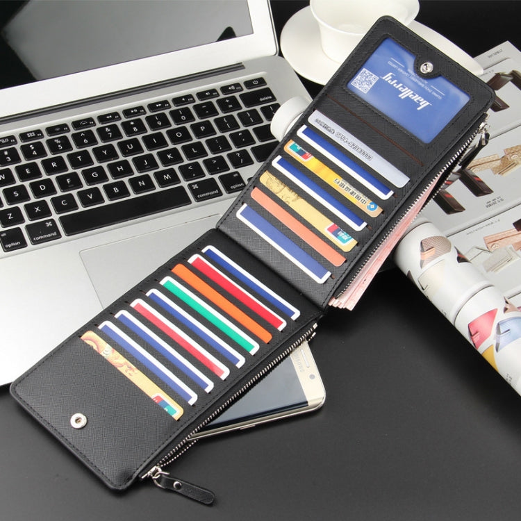 Baellerry CA013 Casual Multi-card Slot Long Wallet Multifunctional Ultra-thin Card Holder(Coffee)