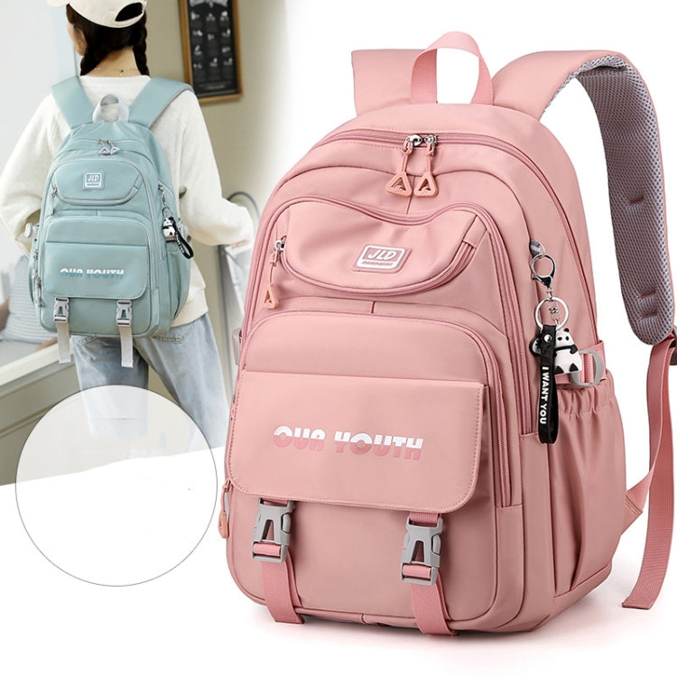 JLD  School Bag College Backpack Anti Theft Travel Bags for Teens Girls Students(Green)