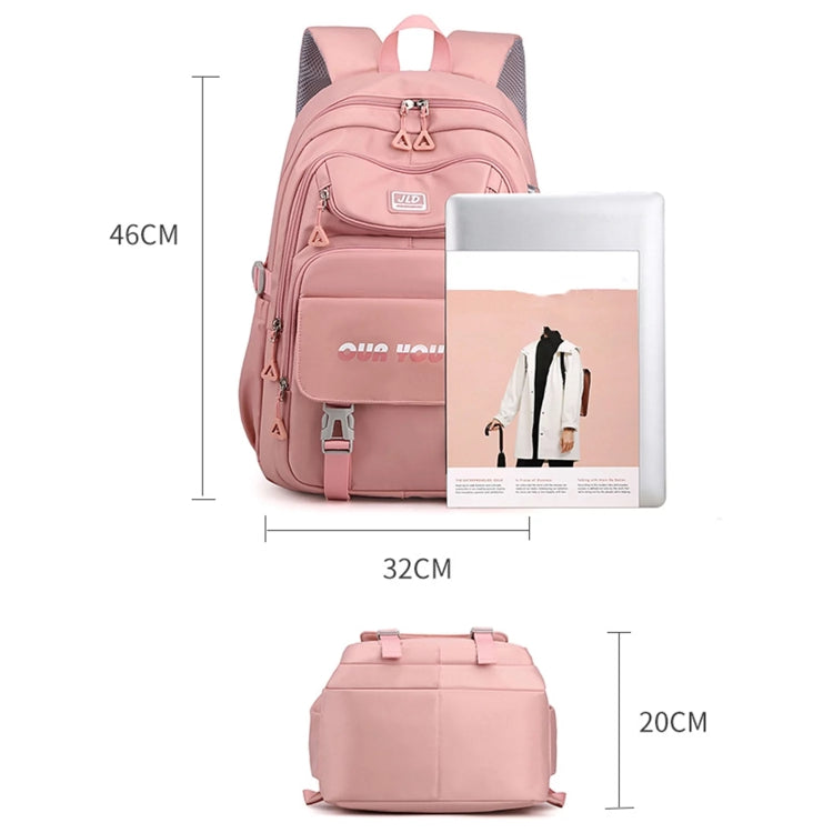 JLD  School Bag College Backpack Anti Theft Travel Bags for Teens Girls Students(Green)