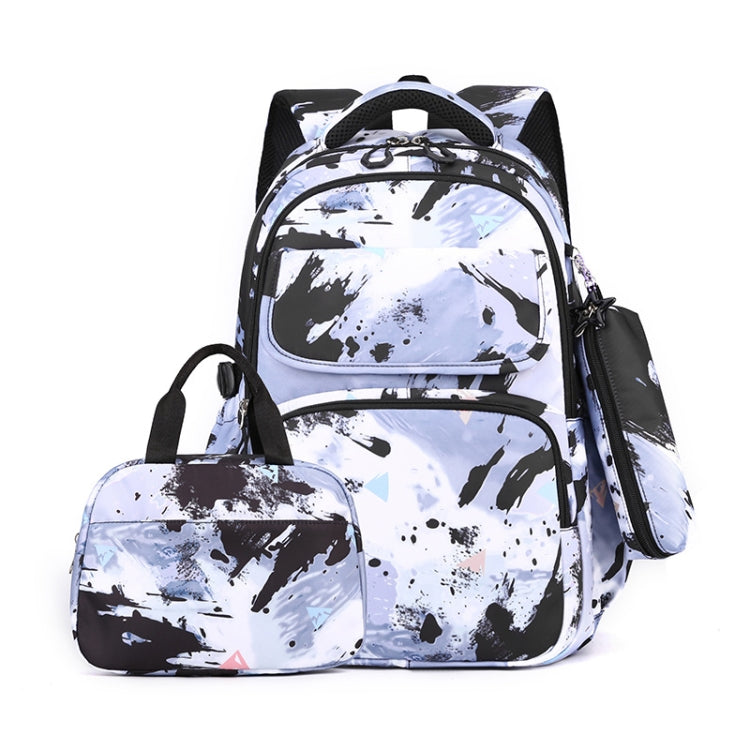 3 In 1 Kids School Backpack Small Student Book Bag with Lunch Bag ＆ Pencil Case(Black)