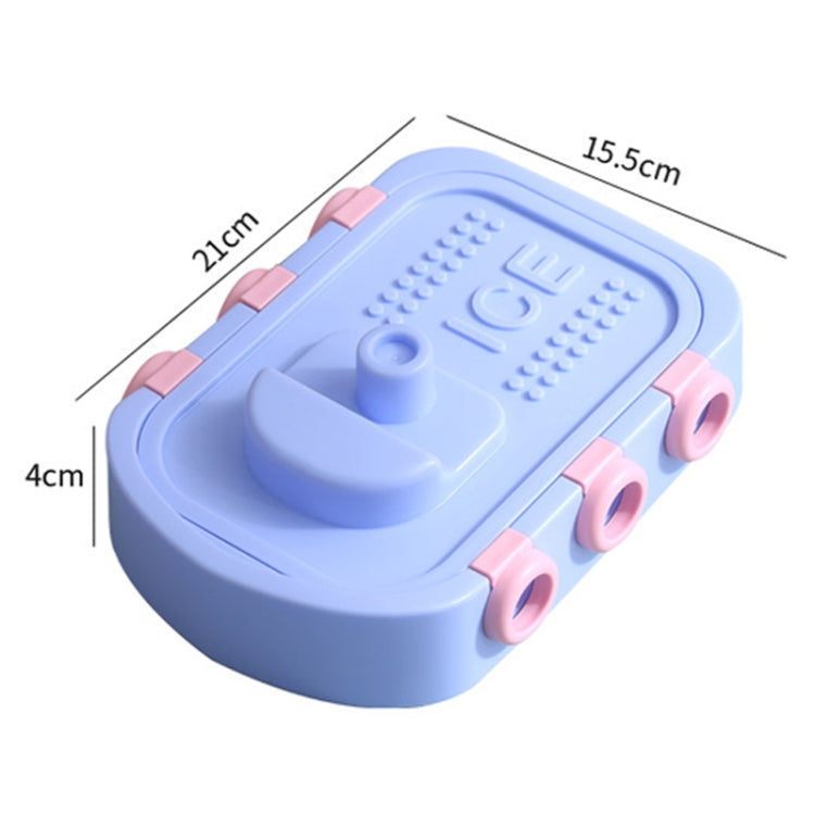 Boat Shape Cartoon Silicone Ice Mold DIY Ice Cream Popsicle Molds(Pink)