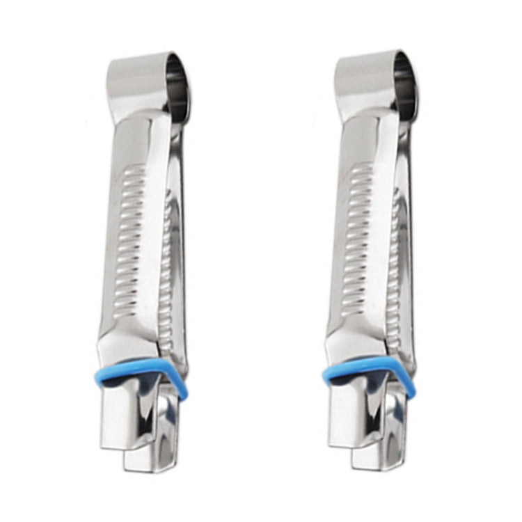 2pcs Stainless Steel Cake Lace Clip Pastry Cake Clamp Baking Tools, Model: C105-1 Triangle