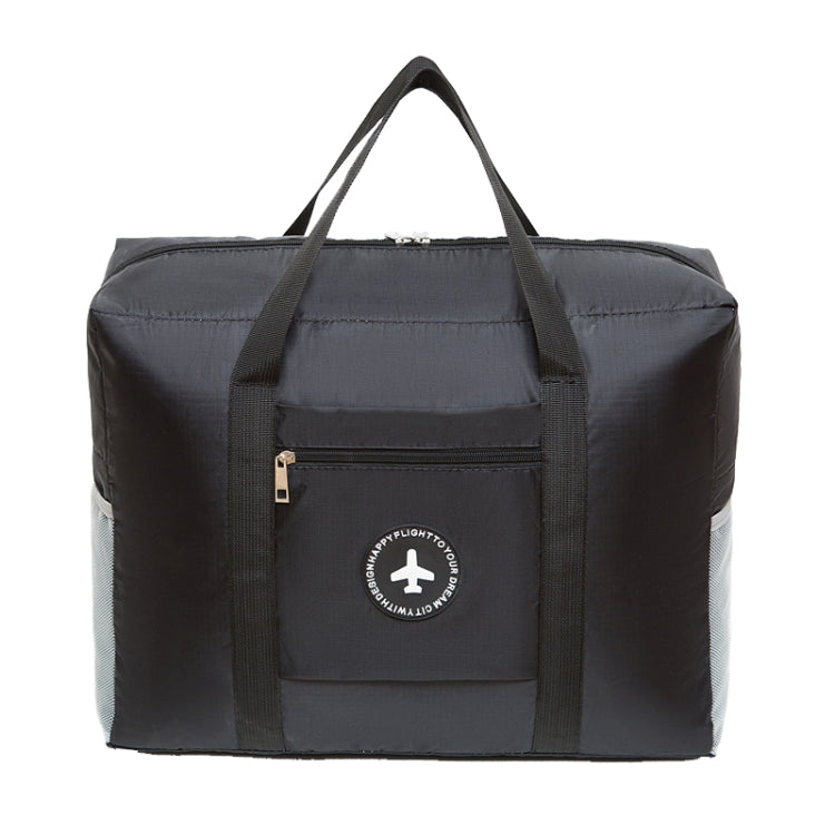Thickened Luggage Bag Can Put Trolley Case Folding Travel Bag(Black)