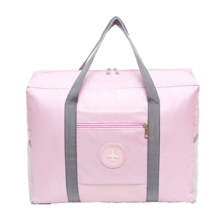 Thickened Luggage Bag Can Put Trolley Case Folding Travel Bag(Pink)