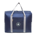 Thickened Luggage Bag Can Put Trolley Case Folding Travel Bag(Navy)