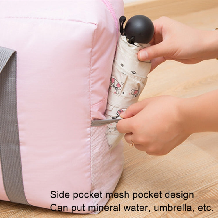 Thickened Luggage Bag Can Put Trolley Case Folding Travel Bag(Black)