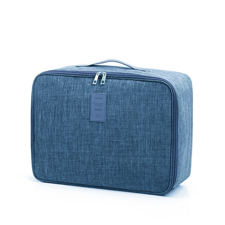 Short Trip Storage Bag Can Suit Trolley Case Cationic Large Capacity Clothes Bag(Navy)