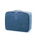 Short Trip Storage Bag Can Suit Trolley Case Cationic Large Capacity Clothes Bag(Navy)