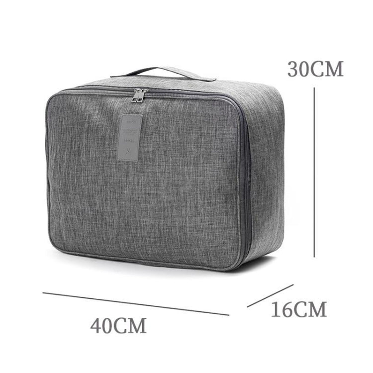 Short Trip Storage Bag Can Suit Trolley Case Cationic Large Capacity Clothes Bag(Grey)