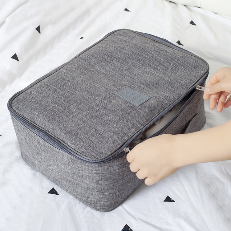 Short Trip Storage Bag Can Suit Trolley Case Cationic Large Capacity Clothes Bag(Black)