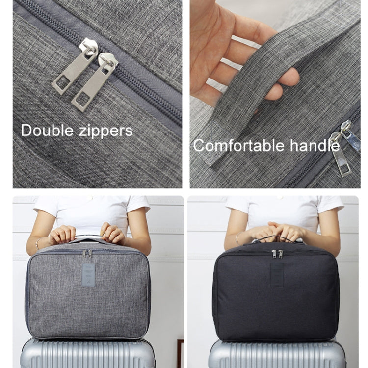 Short Trip Storage Bag Can Suit Trolley Case Cationic Large Capacity Clothes Bag(Black)