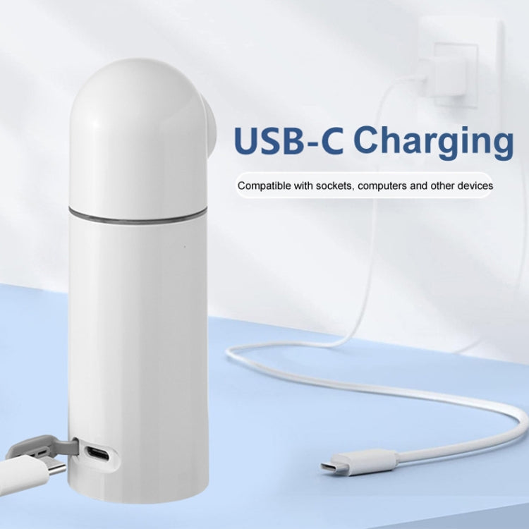 Female Handheld Mini External Vaginal Wash Maternity Portable Electrical Feminine Cleanser, Model: Lightless Model+Bottle