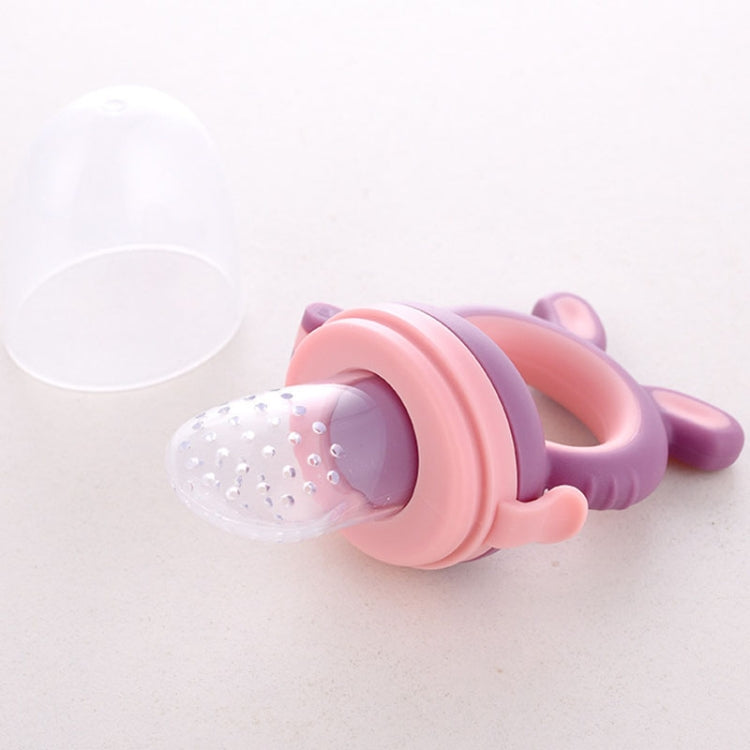 Baby Pacifier Fruit And Vegetable Auxiliary Feeder Baby Bites Feeder Nipples, Color: Medium Green