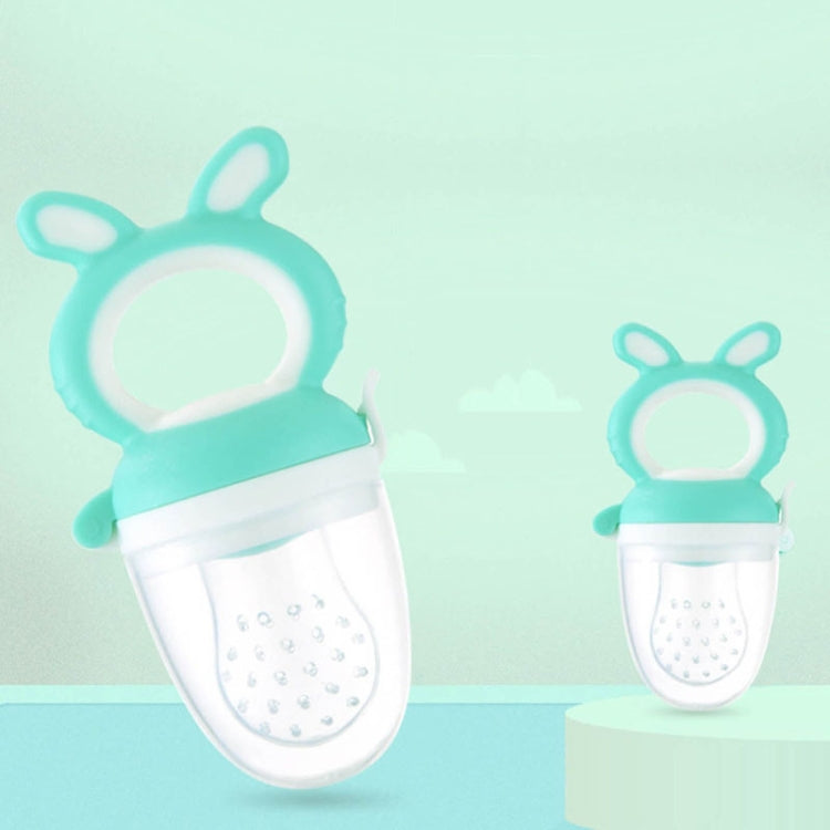 Baby Pacifier Fruit And Vegetable Auxiliary Feeder Baby Bites Feeder Nipples, Color: Medium Green