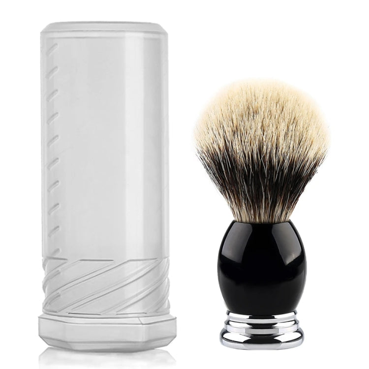 Transparent Plastic Travel Beard Brush Storage Tube