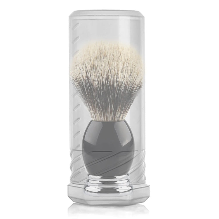 Transparent Plastic Travel Beard Brush Storage Tube