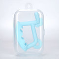 Silicone Baby Teether Anti-Eating Hand Bracelets Baby Teething Stick Toy, Color: Pony+Box Blue