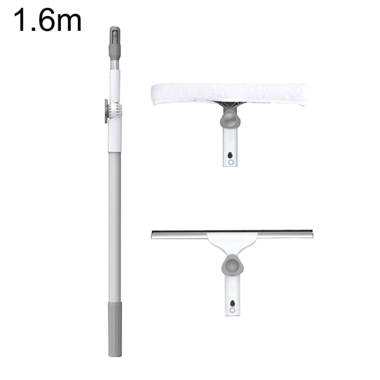 1.6m Household Universal Splicing Pole Glass Wiper Glass Cleaning Tools Standard Set