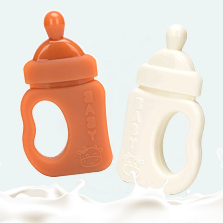 Baby Silicone Teether Bottle Bite Teether Teething Stick, Color: Without Box Nano Color