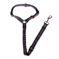Dog Vehicle Seat Belt Rope Elastic Cushioned Towing Leash, Width: 2.5cm(Black)