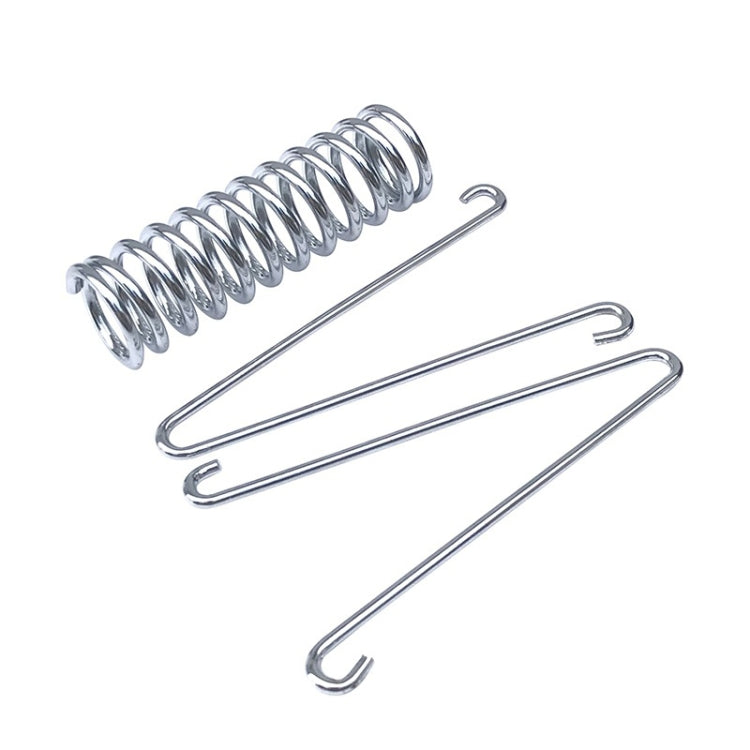 2.4 x 8cm Pet Leash Shock Absorbing Spring Chrome Plated Chain Spring Accessories