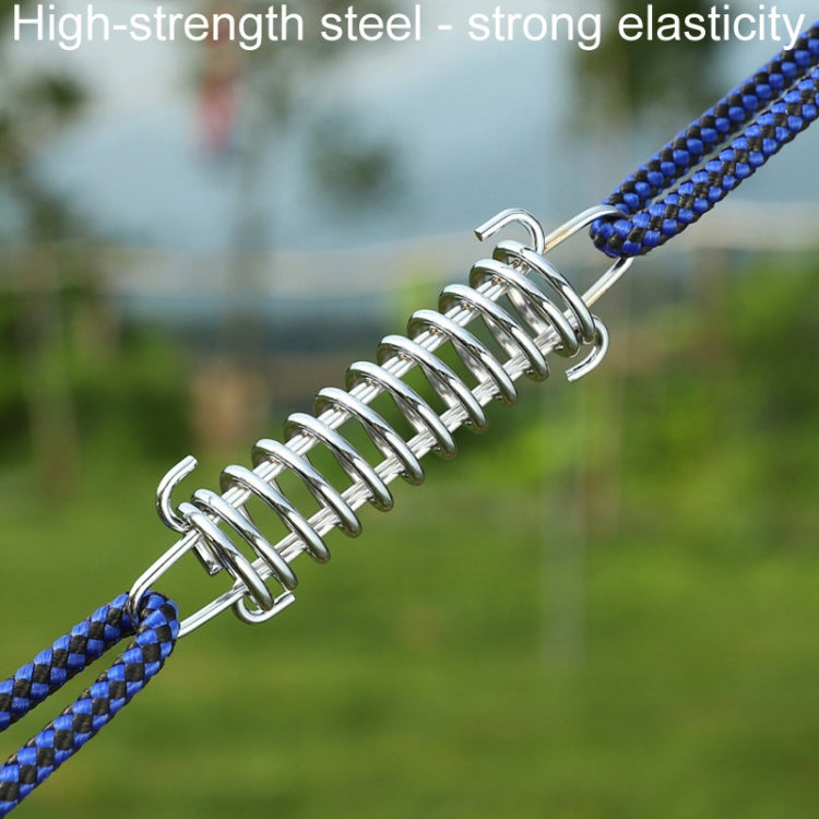 2.4 x 8cm Pet Leash Shock Absorbing Spring Chrome Plated Chain Spring Accessories